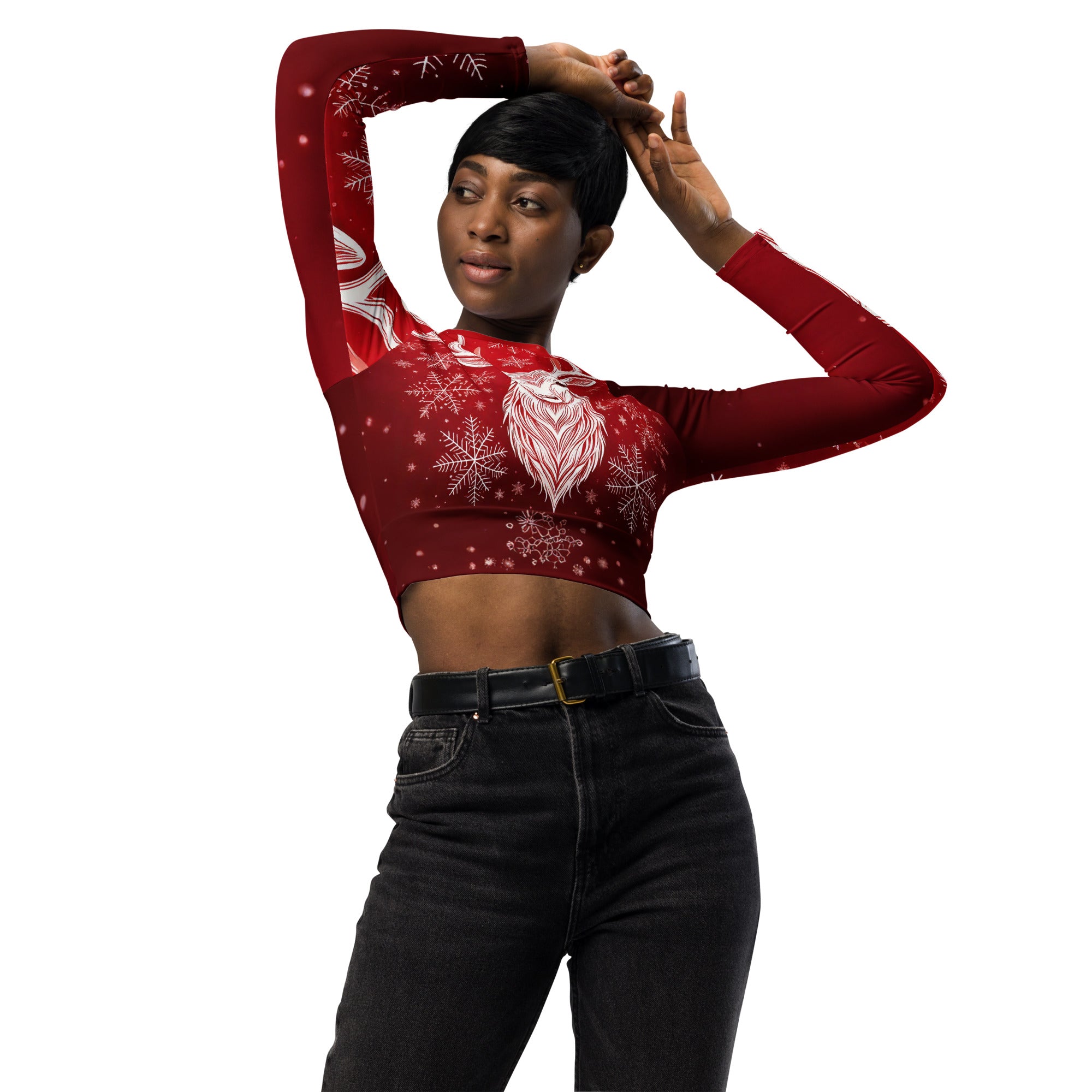 christmas-cropped-top-deep-red-party-top-reindeer-snowflakes-design-pullover-party-sweater-top-wickedyo_9